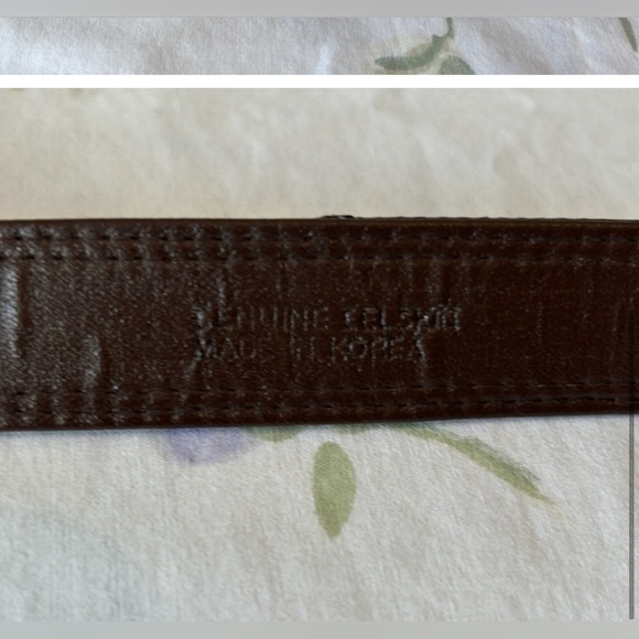 Vintage Genuine Eel Skin Belt - Picture 3 of 13